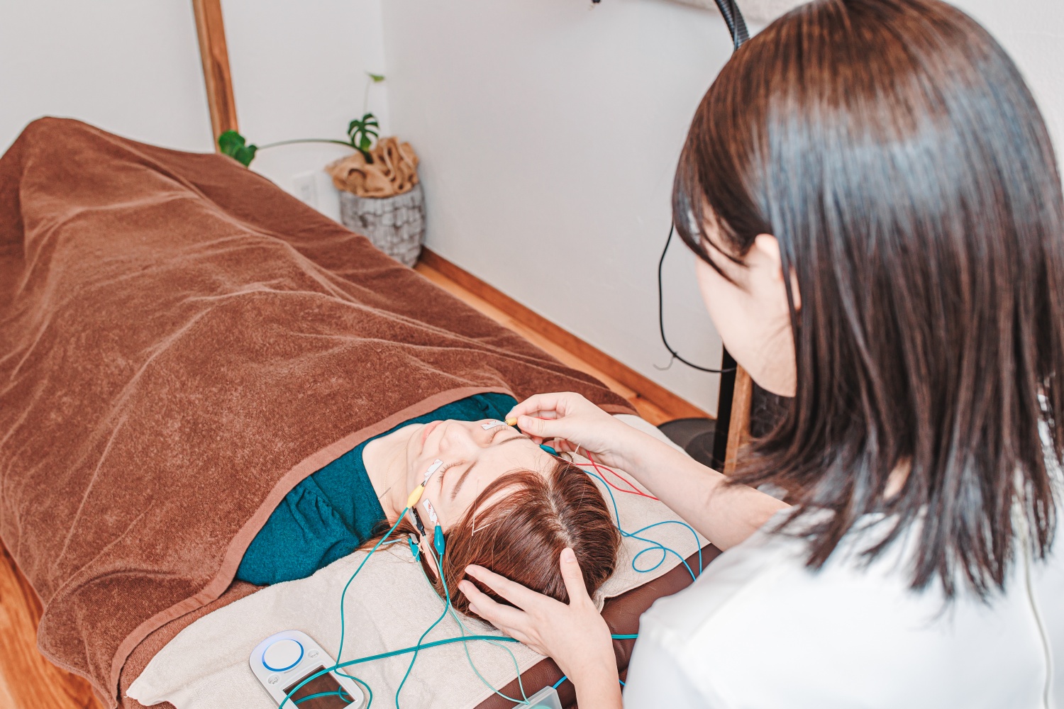 やわらかな光の施術ルーム